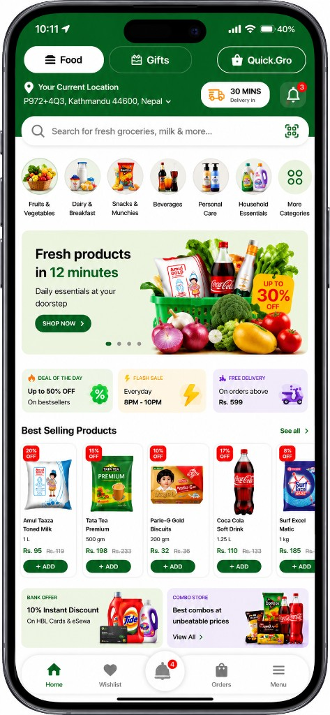 BhojMandu Grocery App