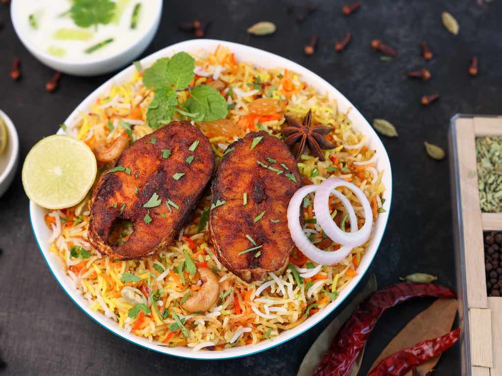 Fish Masala Biryani