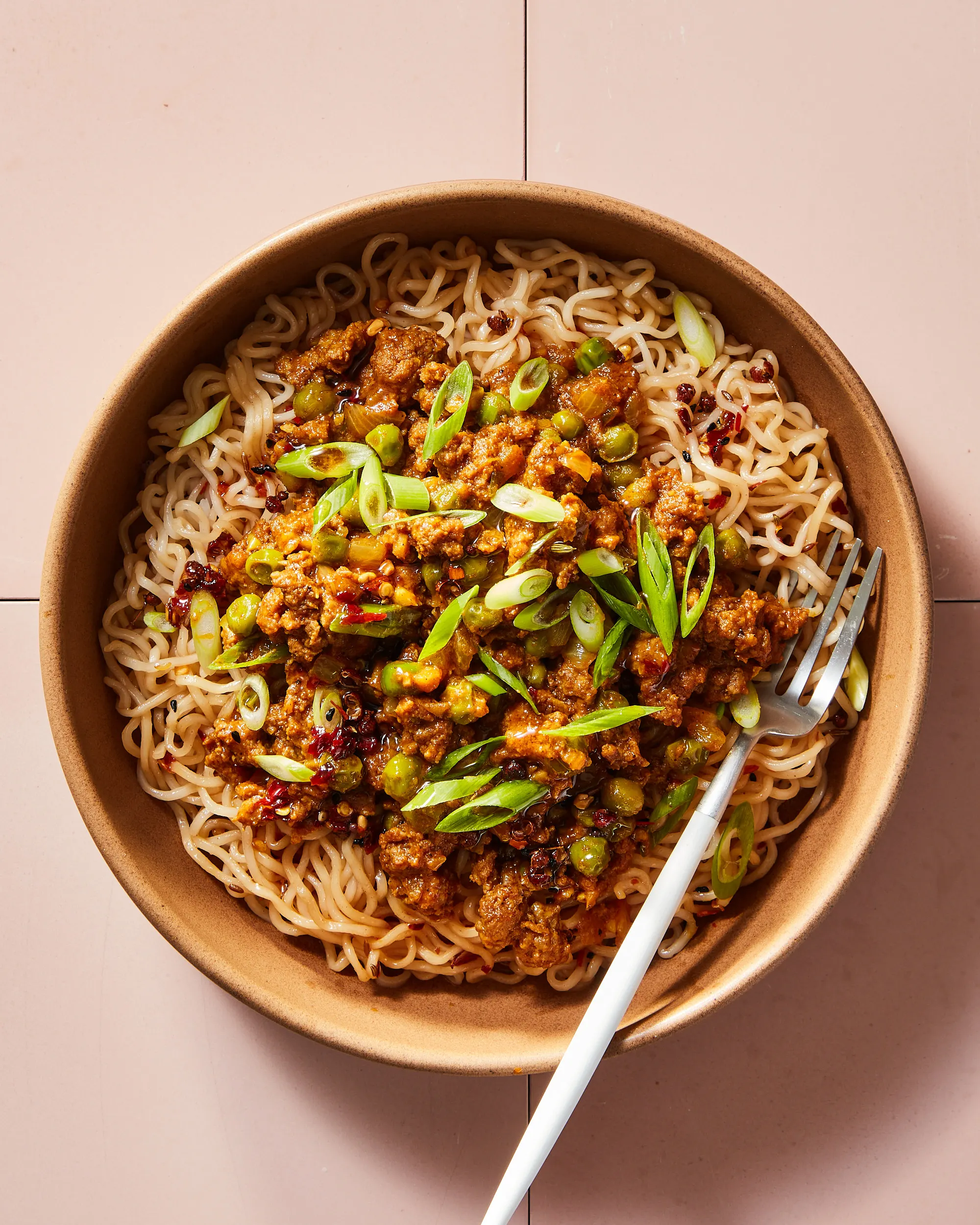 Mix Keema Noodles(Egg & Chicken mix)