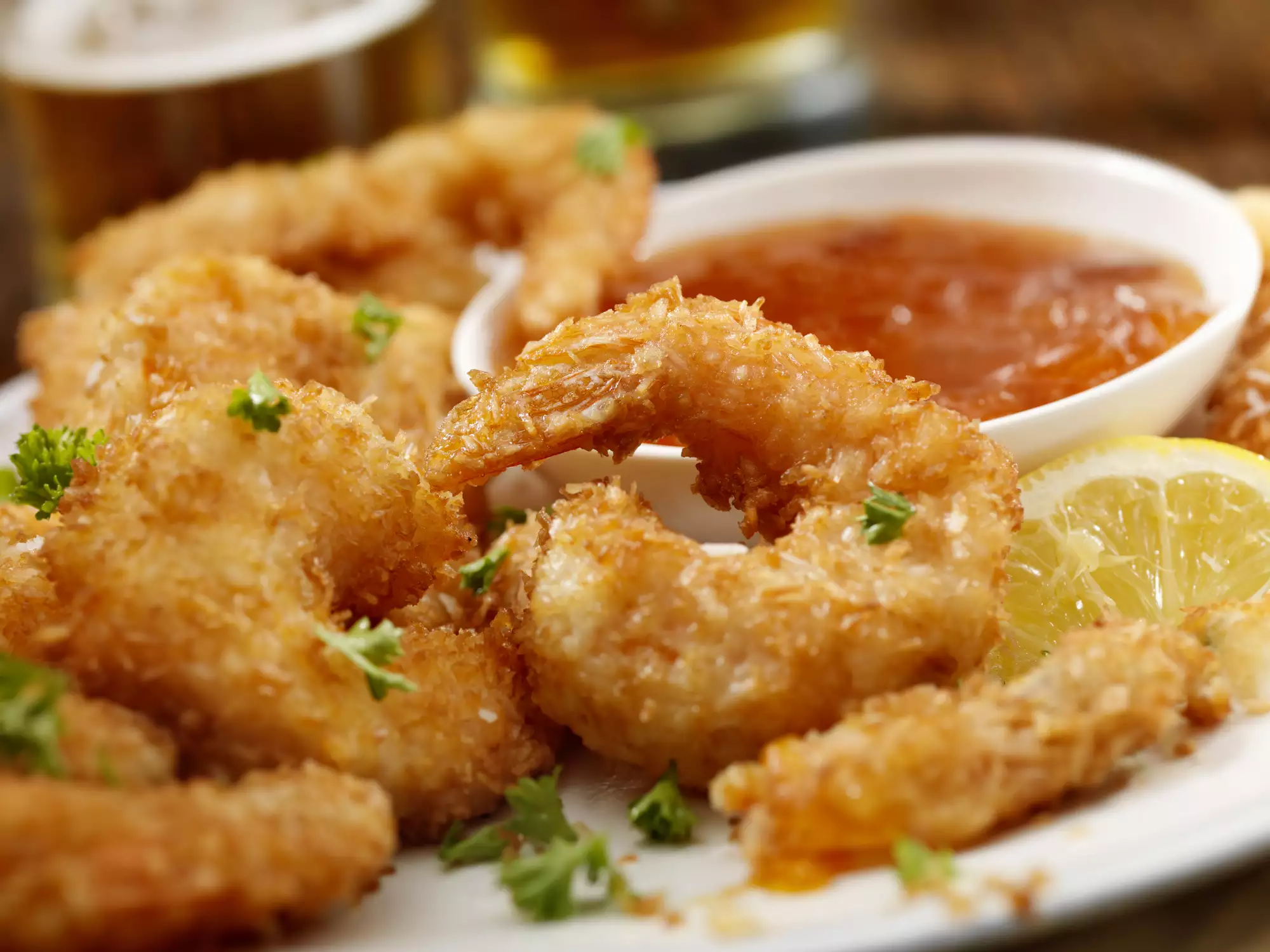 Golden Fried Prawn