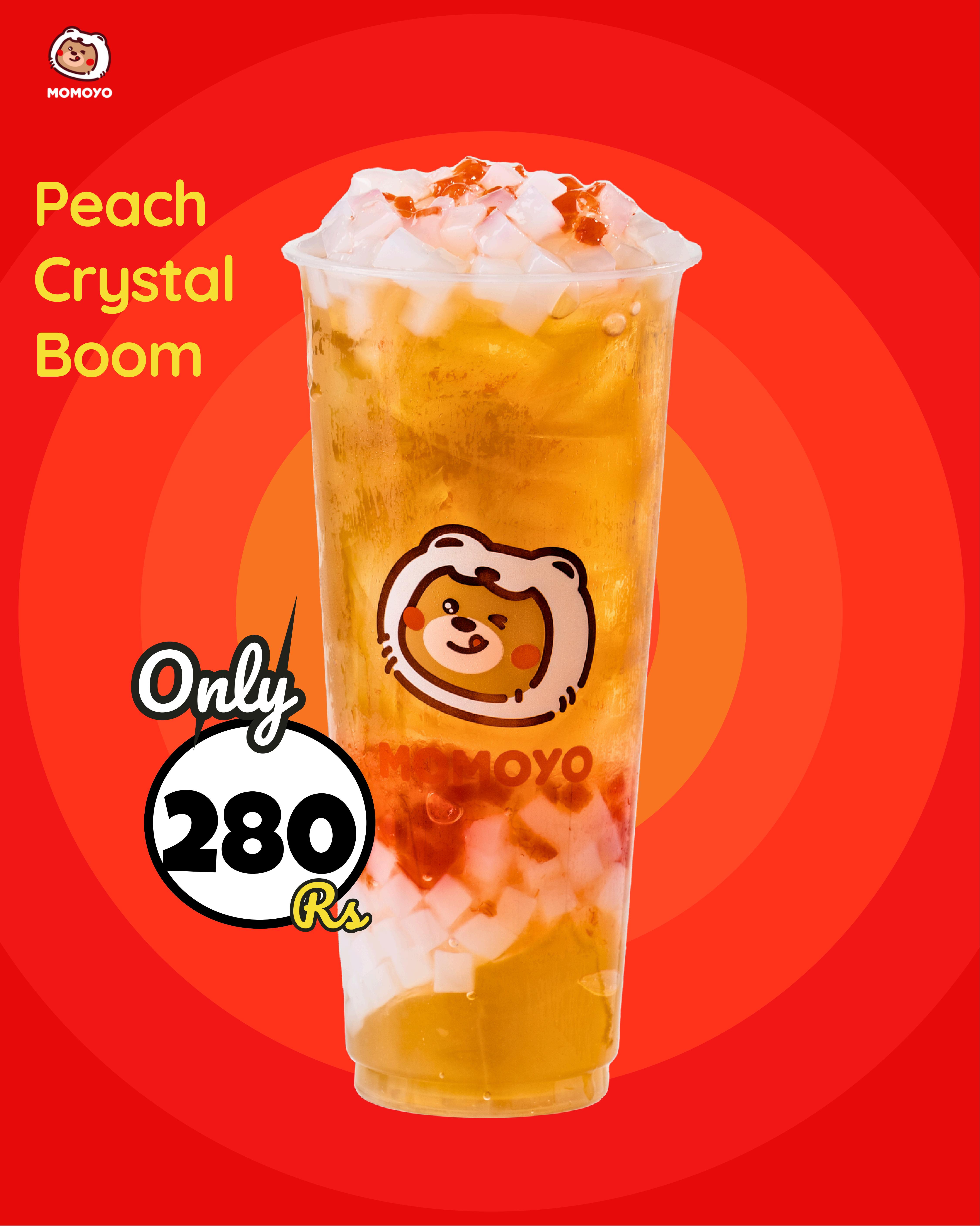 Peach Crystal Boom