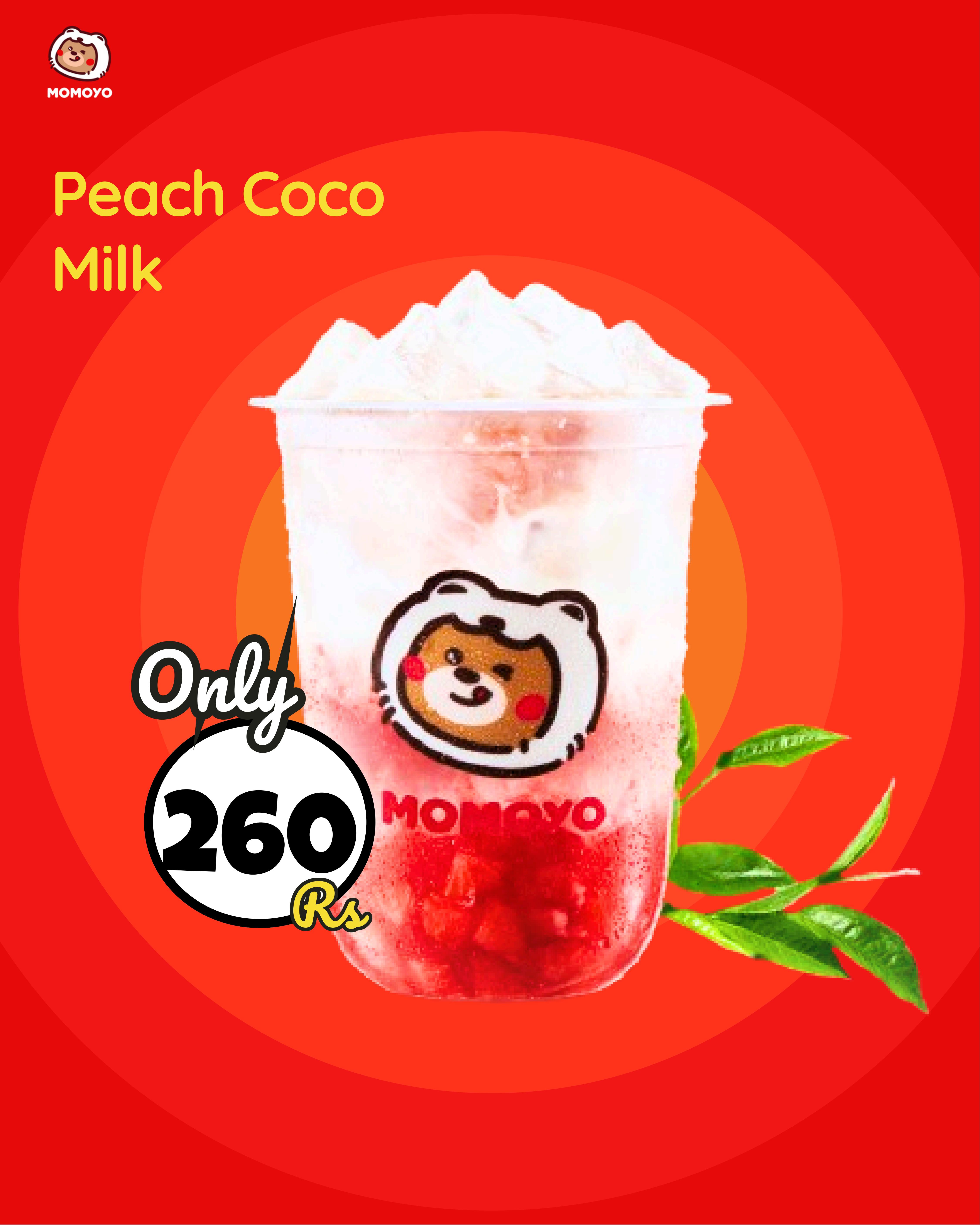 Peach Coco Milk