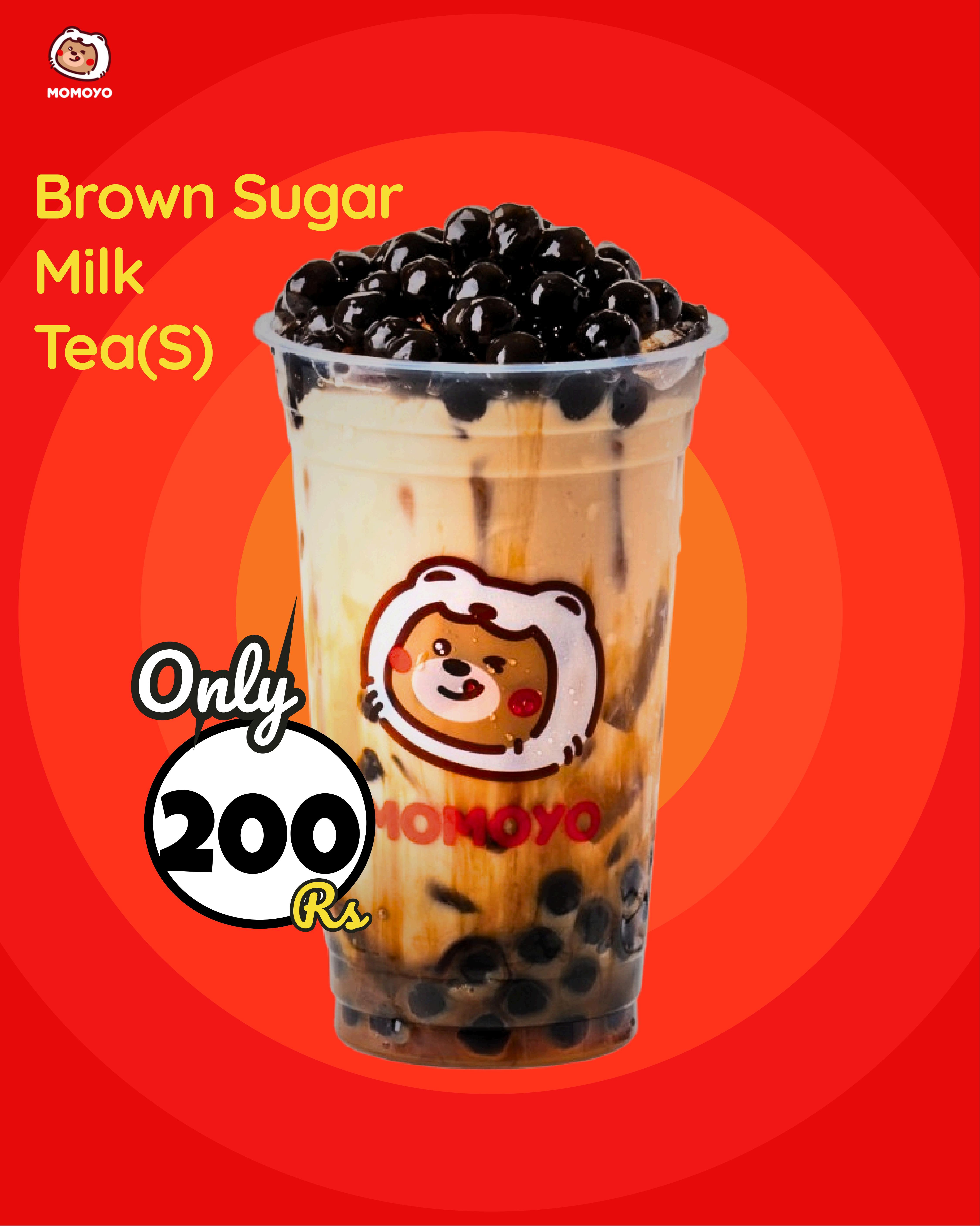 Brown Sugar Boba Milk Tea Small