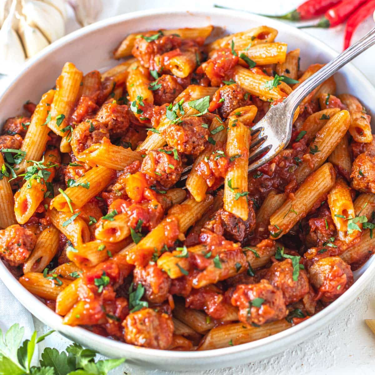 Penne Arrabbiata Veg