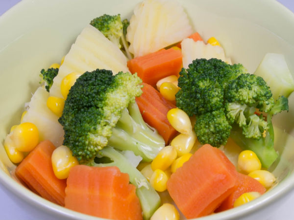 Boiled veg