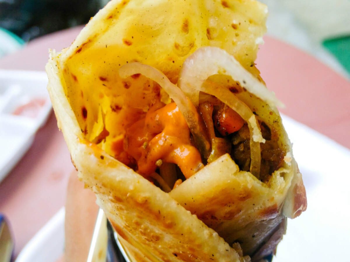 Veg Kathi Roll-1 pcs.