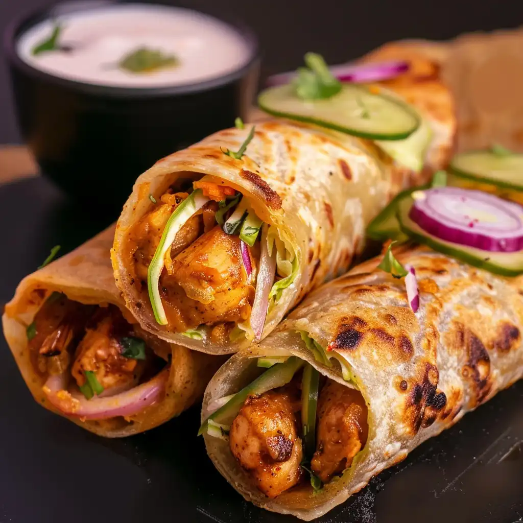 Chicken Kathi Roll-1 pcs.