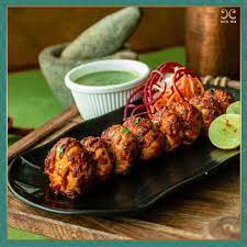 Mushroom Achari Kabab
