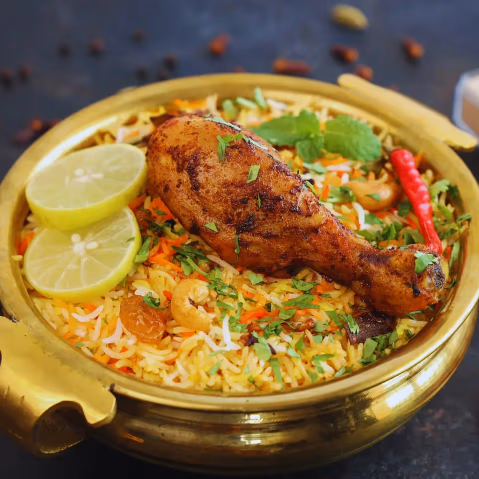 Chicken hydrabadi Dum Biryani