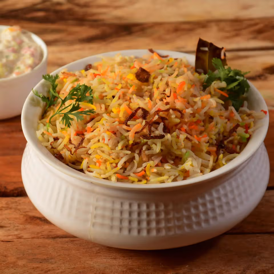 Veg Hydrabadi Dum Biryani