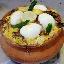 Egg Matka Biryani