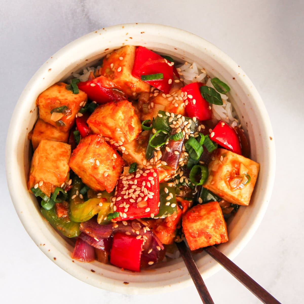 Tofu with Chillies