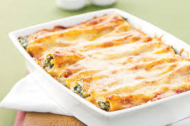 Spinach and Cheese Cannelloni