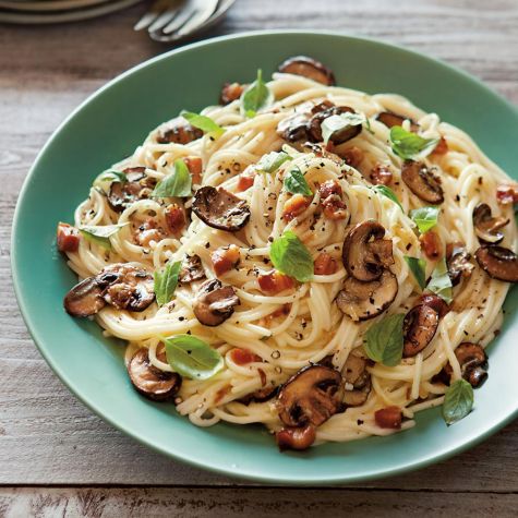 Pasta Carbonara Mushroom