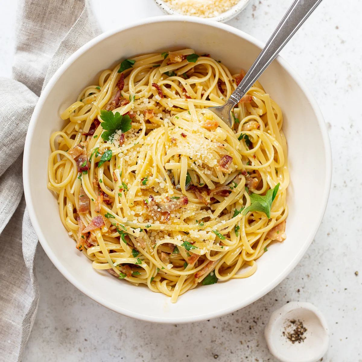Pasta Carbonara Bacon