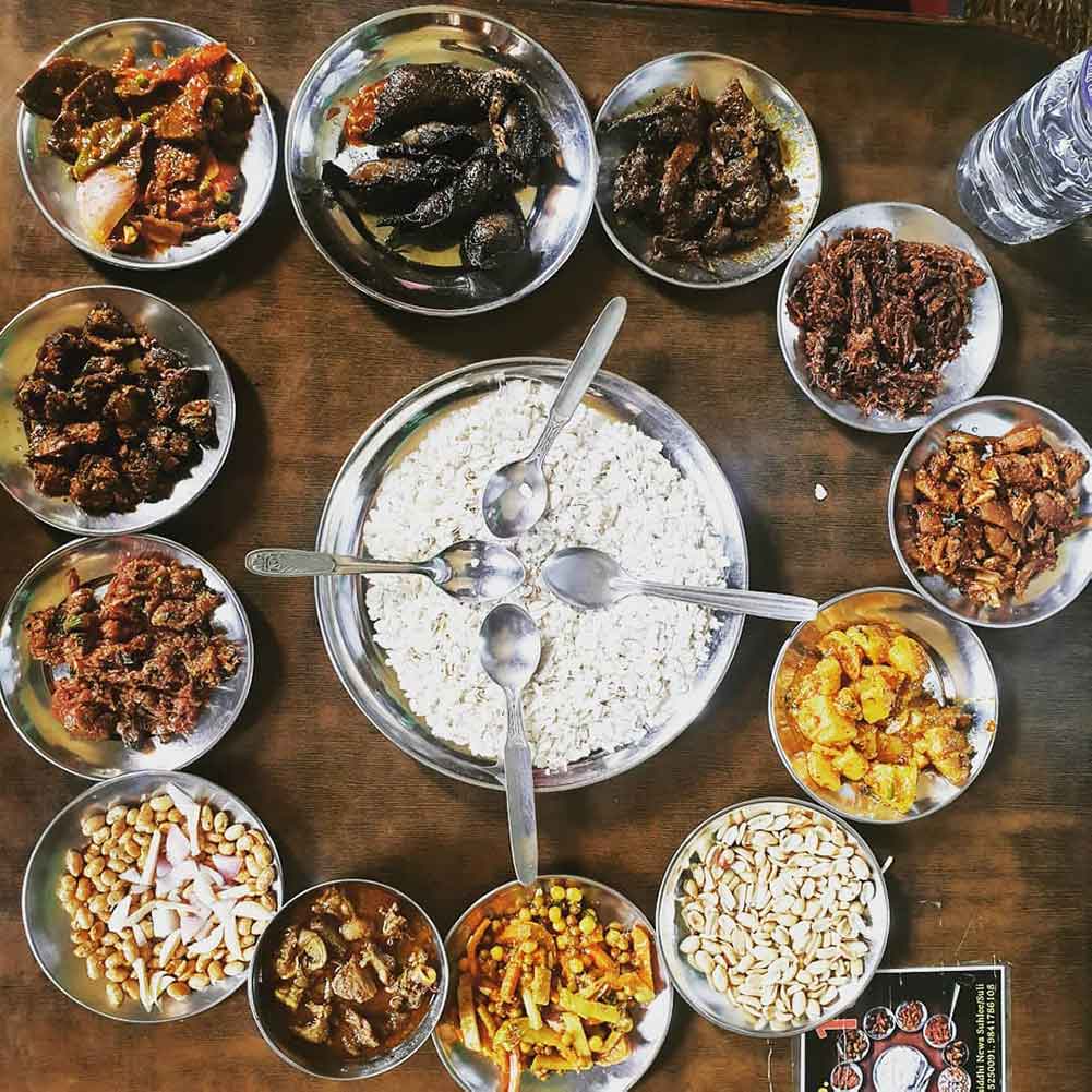 Non Veg Newari Set Buff