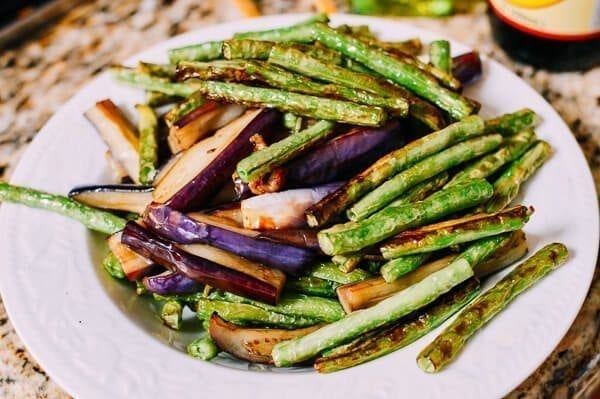 Stri Fried Long Beans With Egg Plant 
