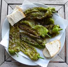 Skin Fried Green Pepper