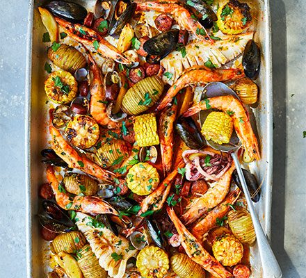 Roasted Mix Sea Food