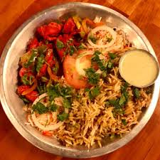 Chicken Biryani With Paneer Chilly