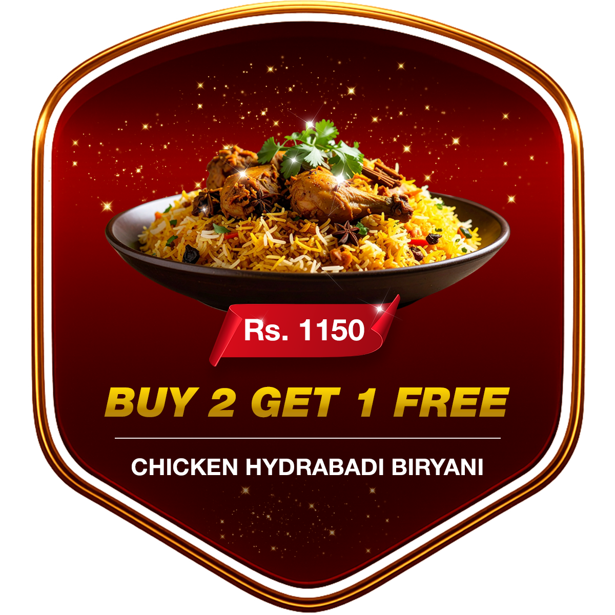 Chicken Hydrabadi Dum Biryan