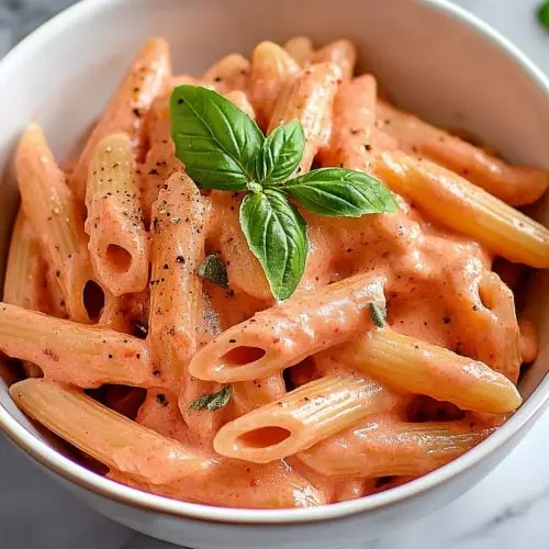 Pasta Chicken Pink Sauce