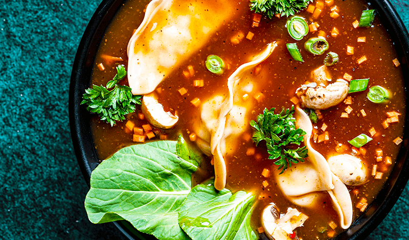 Chicken Hot Soup Momo