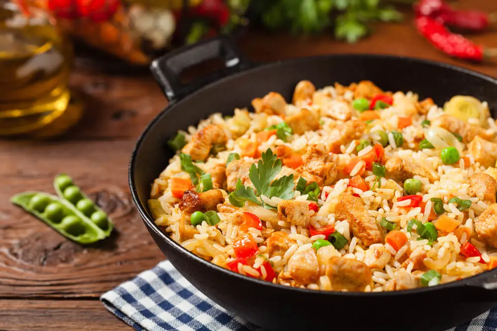 Chicken Singapore Fried Rice 