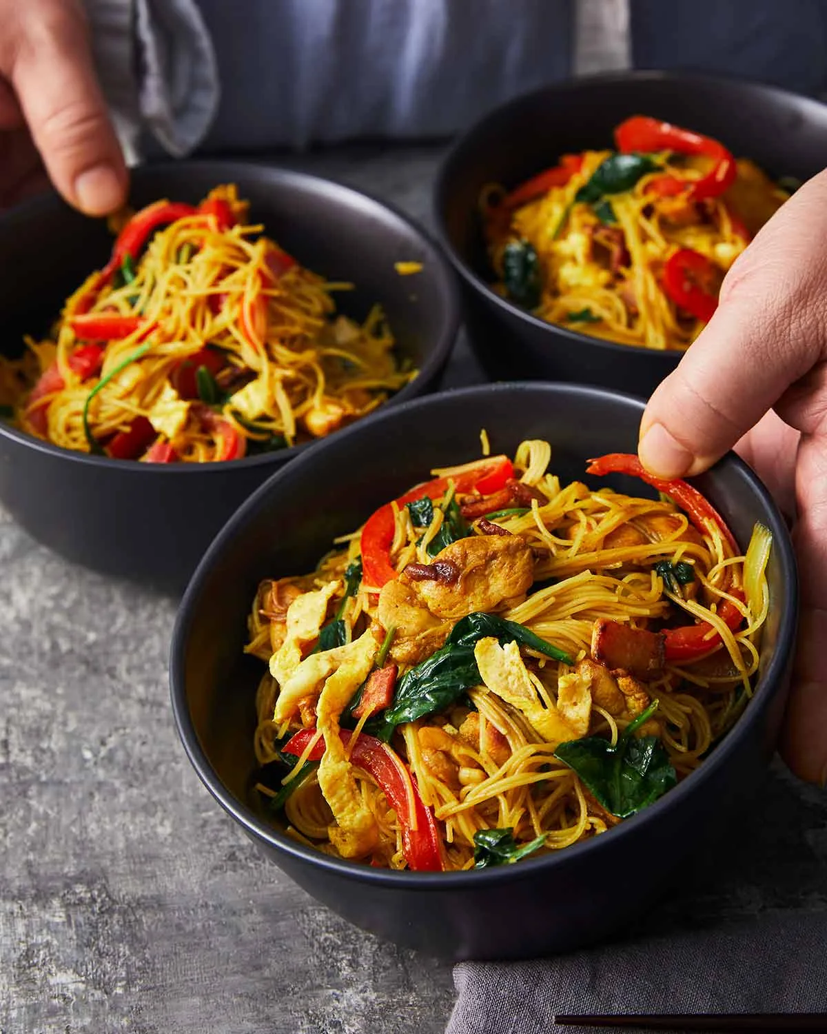 Chicken Singapore Noodles