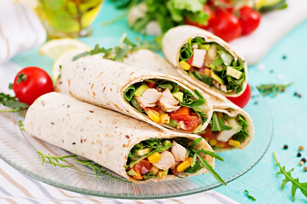 Double Egg Chicken Kathi Roll