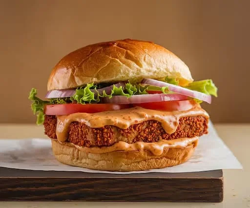 Veg Hot And Spicy Burger 