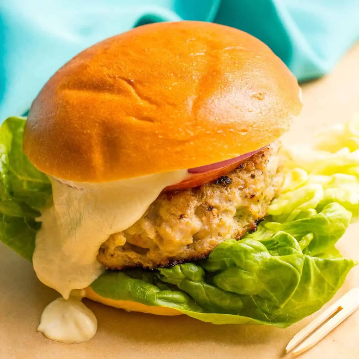 Chicken Burger With Cheese 