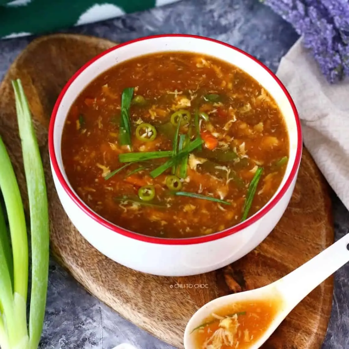 Hot & Sour Chicken Soup