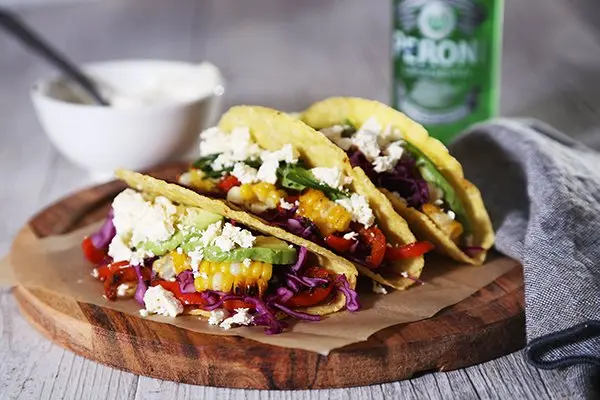 Onions, Sweetcorn , Jalapenos Tacos 