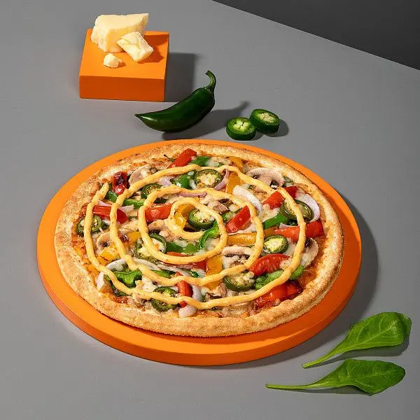 Peri Peri Veg Pizza  - 10 Inch 