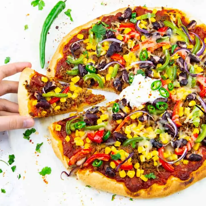 Mexican Veg Pizza