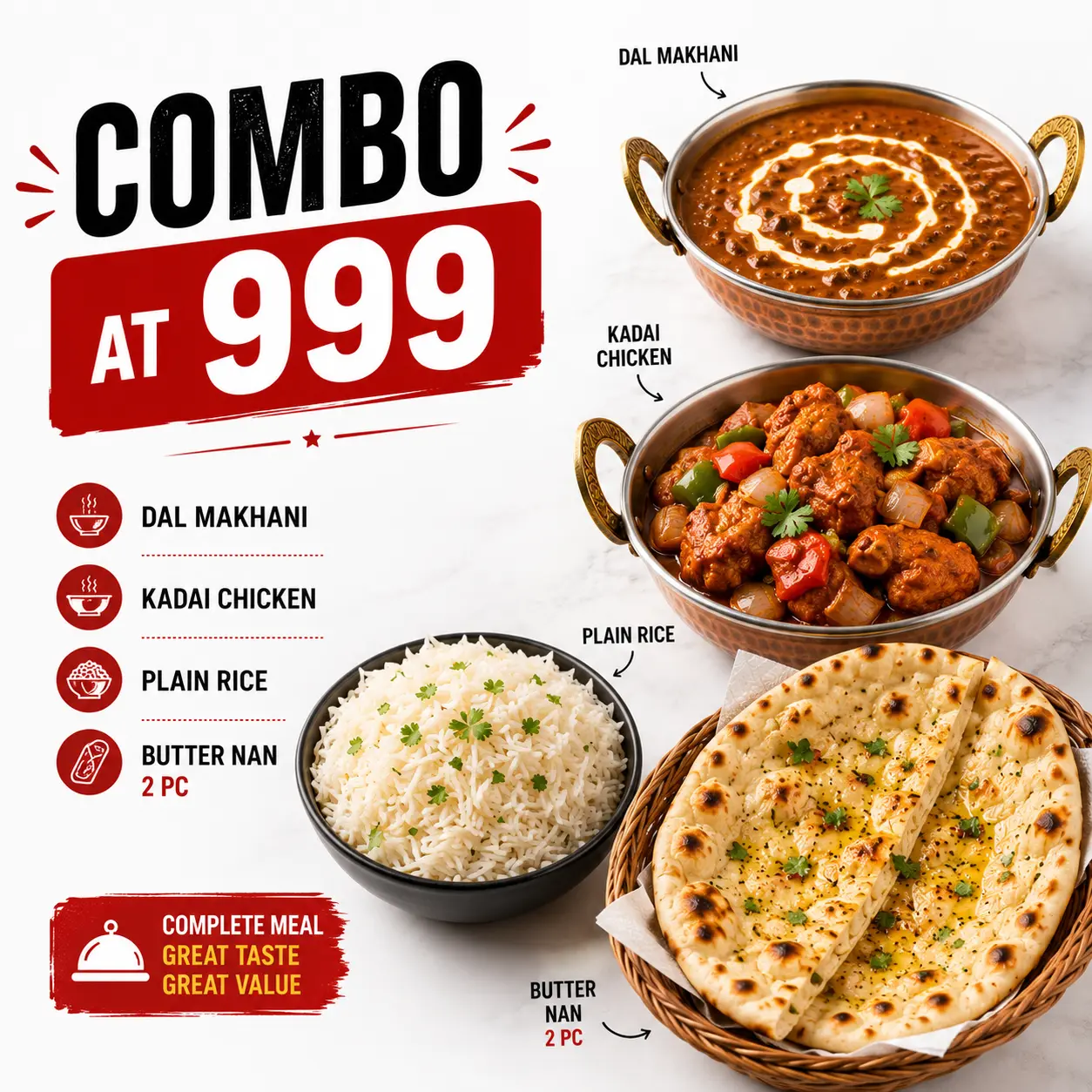 Combo at Rs.999