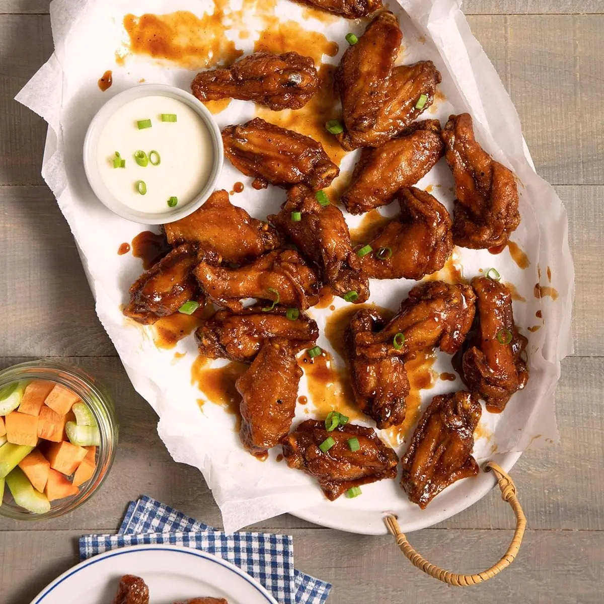 Honey BBQ Wings 6 Pcs